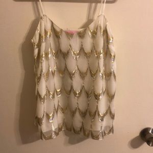 Lilly Pulitzer Scalloped Tank